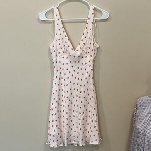 Zara strawberry mini dress